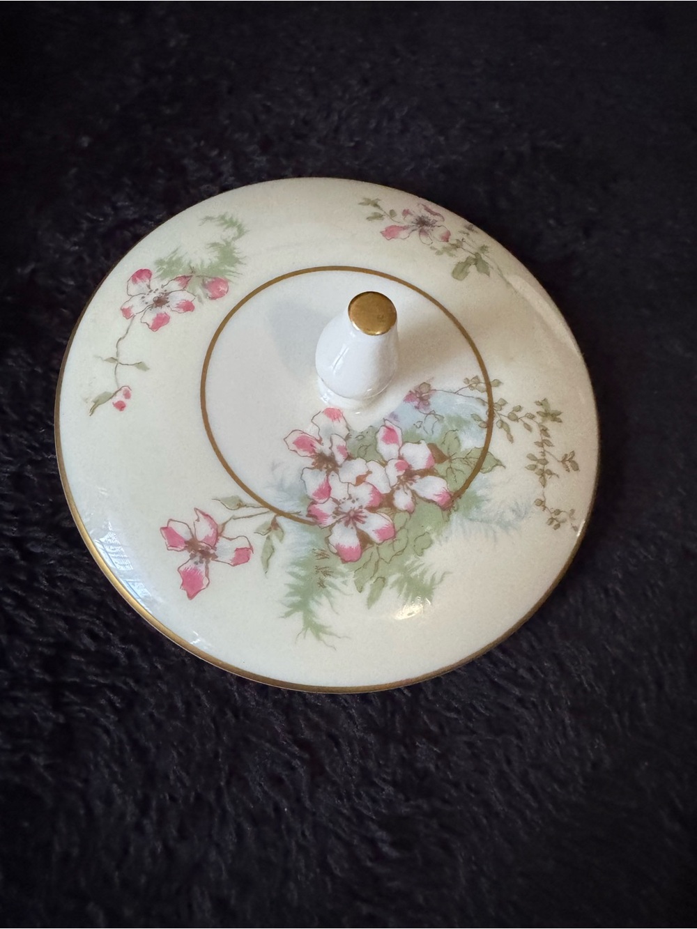Theodore Haviland Apple Blossom 4" Covered Bowl Lid Only